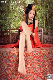 モデルケキシン「シルキーフィートで最高のコスチュームビューティー」全集[丽柜LiGui]美しい脚と翡翠の足の写真