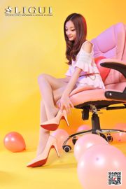 [丽 柜 Ligui] Model Xiao Yang Mi "Pink Girl"