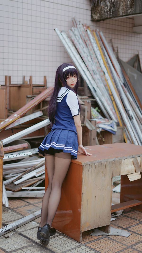 清纯少女五更百鬼《学姐校服》 [COSPLAY美女]